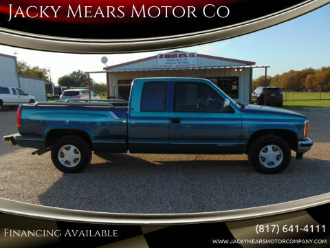 1992 GMC Sierra 1500 for sale at Jacky Mears Motor Co in Cleburne TX