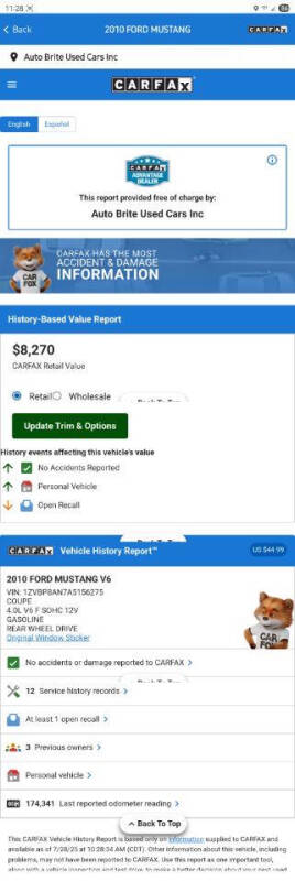 2010 Ford Mustang V6 Premium