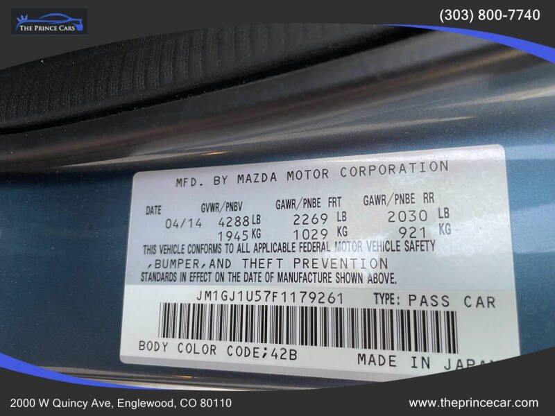 2015 Mazda MAZDA6 i Sport