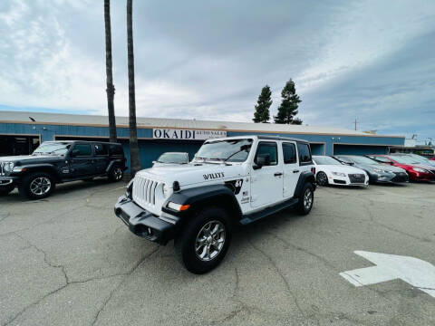 2020 Jeep Wrangler Unlimited for sale at Okaidi Auto Sales in Sacramento CA