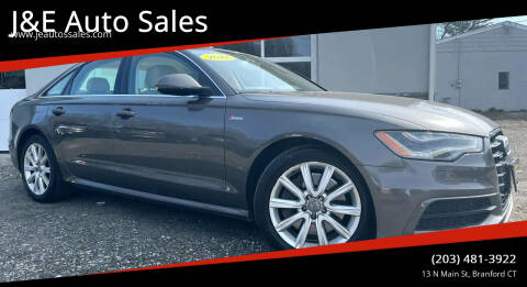 2012 Audi A6 for sale at J&E Auto Sales in Branford CT