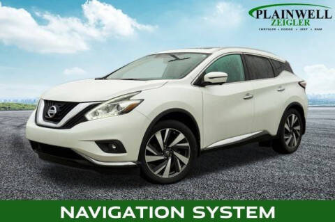 2016 Nissan Murano for sale at Zeigler Ford of Plainwell in Plainwell MI