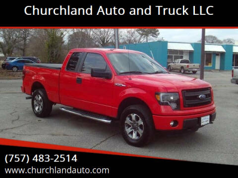 2013 Ford F-150 for sale at Churchland Auto and Truck LLC in Portsmouth VA