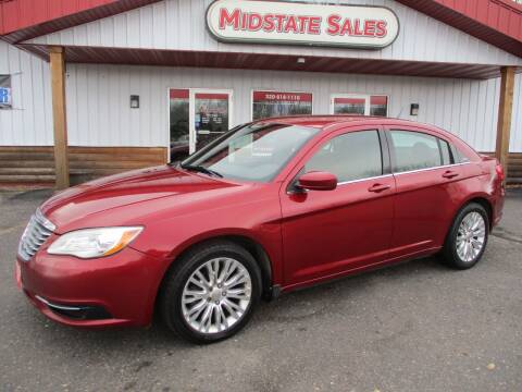 2013 Chrysler 200 for sale at Midstate Sales in Foley MN