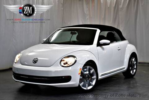 2015 Volkswagen Beetle Convertible for sale at ZONE MOTORS in Addison IL