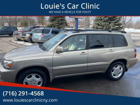2005 Toyota Highlander for sale at Louie's Car Clinic in Clarence NY
