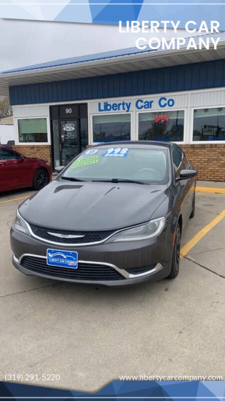 2015 Chrysler 200 for sale at Liberty Car Company in Waterloo IA