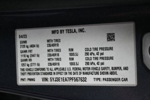 2023 Tesla Model 3