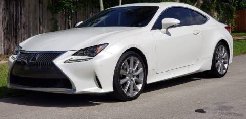 2015 Lexus RC 350 for sale at Xtreme Motors in Hollywood FL