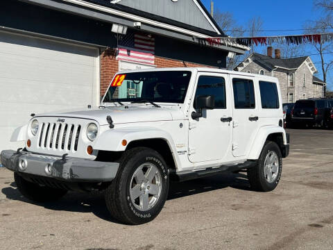 2012 Jeep Wrangler Unlimited for sale at Valley Auto Finance in Warren OH