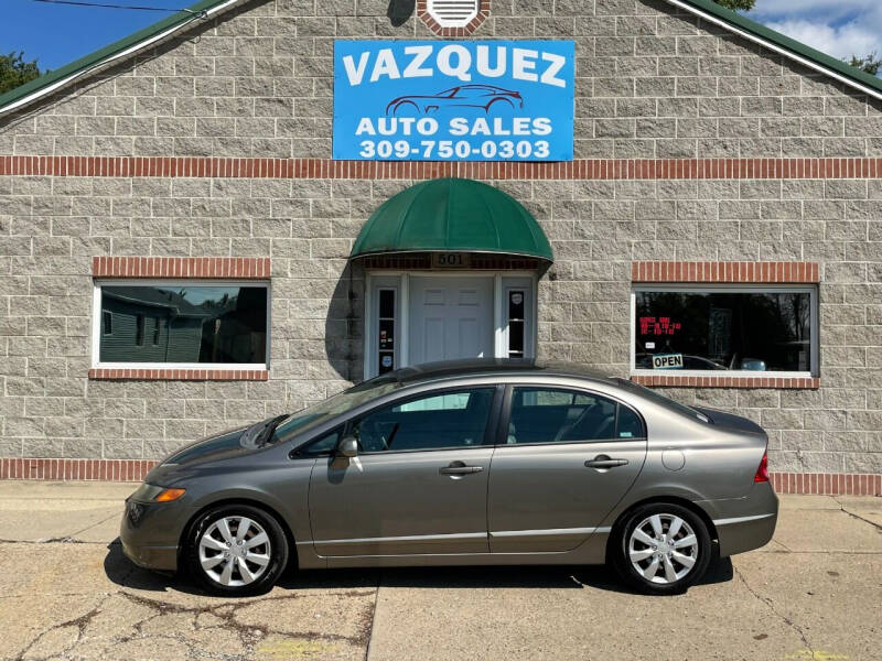 2006 Honda Civic for sale at VAZQUEZ AUTO SALES in Bloomington IL