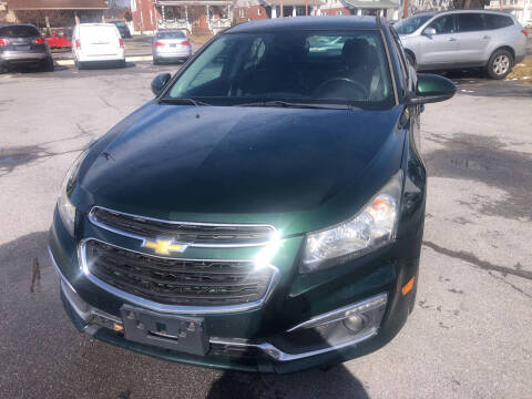 2015 Chevrolet Cruze for sale at United Motors in Hagerstown MD
