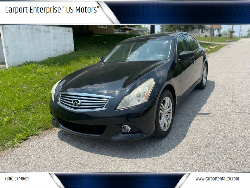 2011 Infiniti G37 Sedan for sale at Carport Enterprise "US Motors" - Kansas in Kansas City KS