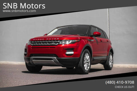 2015 Land Rover Range Rover Evoque for sale at SNB Motors in Mesa AZ