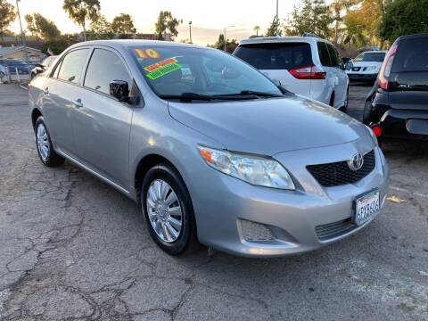 2010 Toyota Corolla for sale at 1 NATION AUTO GROUP in Vista CA