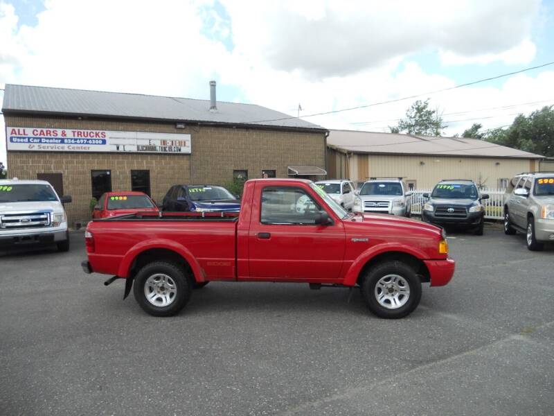2001 Ford Ranger for sale at All Cars and Trucks in Buena NJ