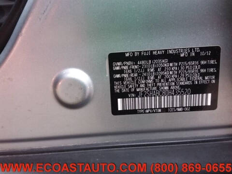 2013 Subaru Forester 2.5X