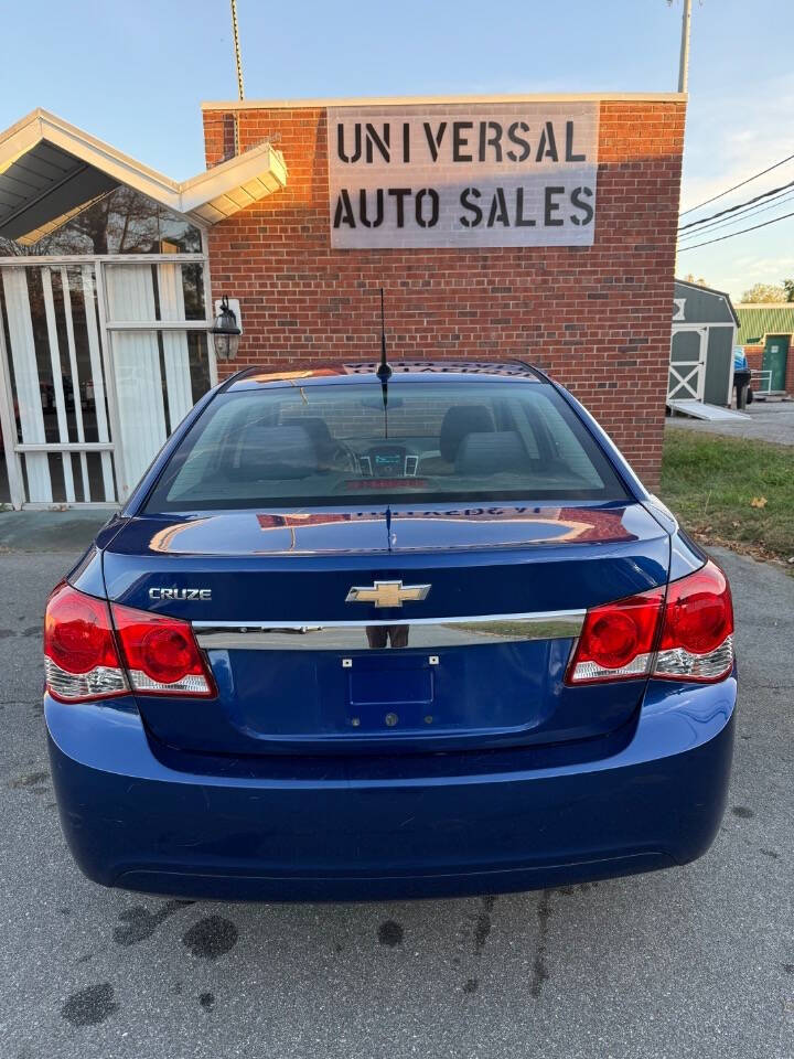 2012 Chevrolet Cruze for sale at Universal Auto Sales LLC in Burlington, NC