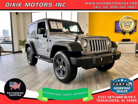 2018 Jeep Wrangler JK for sale at Dixie Motors Inc. in Tuscaloosa AL