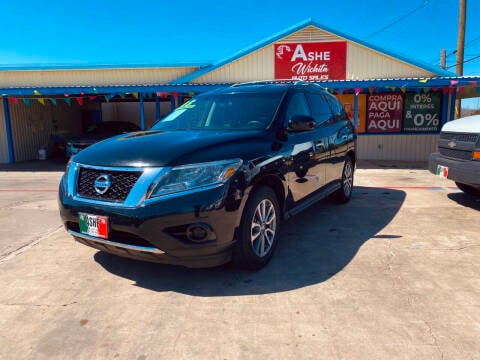 2013 Nissan Pathfinder for sale at ASHE AUTO SALES WICHITA FALLS TX & ASHE AUTO SALES in Dallas TX