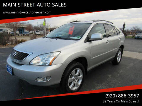 2008 Lexus RX 350 for sale at MAIN STREET AUTO SALES in Neenah WI