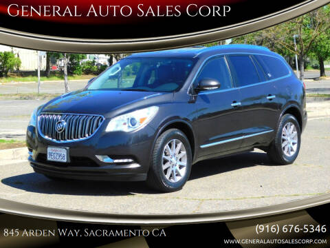 2017 Buick Enclave for sale at General Auto Sales Corp in Sacramento CA