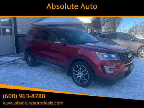 2017 Ford Explorer for sale at Absolute Auto in Baraboo WI