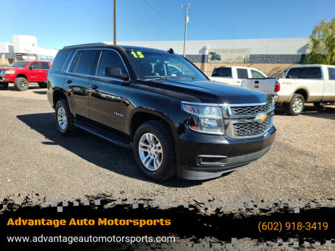 2015 Chevrolet Tahoe for sale at Advantage Auto Motorsports in Phoenix AZ