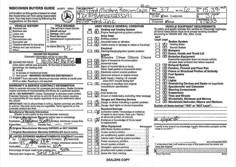 2014 Ford Mustang V6 Premium