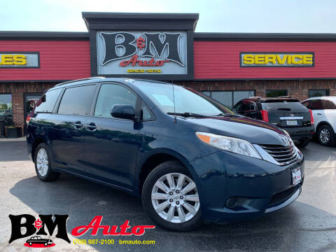 2012 Toyota Sienna for sale at B & M Auto Sales Inc. in Oak Forest IL