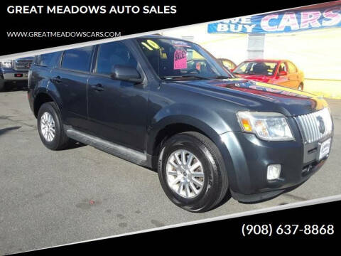 2010 Mercury Mariner for sale at GREAT MEADOWS AUTO SALES in Great Meadows NJ