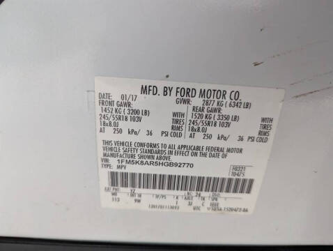 2017 Ford Explorer Police Interceptor Utility