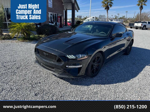 2019 Ford Mustang for sale at Just Right Camper And Truck Sales in Panama City FL