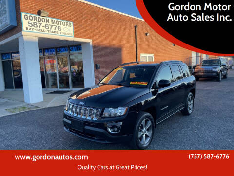 2017 Jeep Compass for sale at Gordon Motor Auto Sales Inc. in Norfolk VA