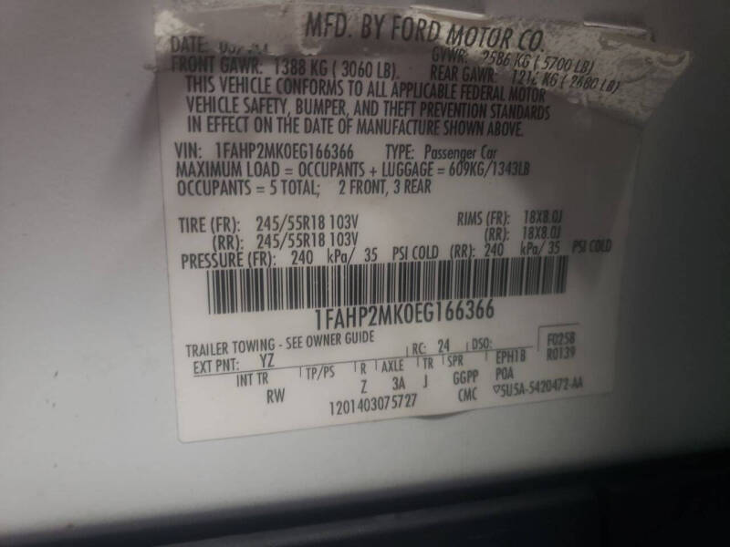 2014 Ford Taurus Police Interceptor