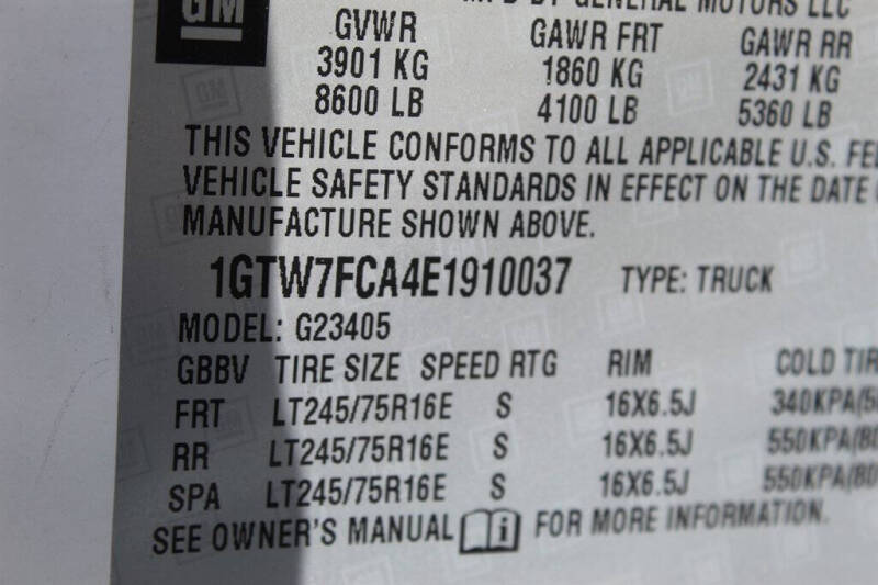 2014 GMC Savana 2500