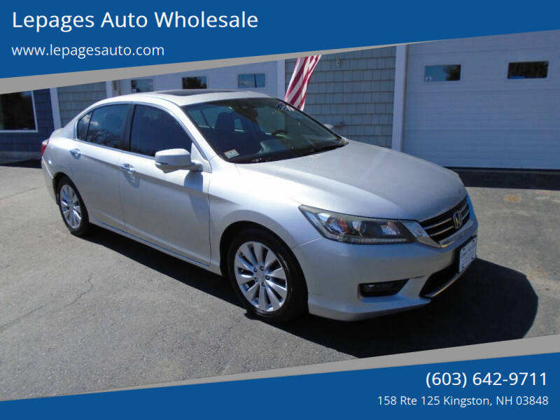 2015 Honda Accord for sale at Lepages Auto Wholesale in Kingston NH