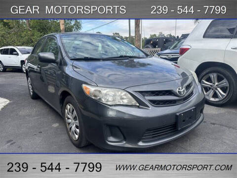 2012 Toyota Corolla for sale at GEAR MOTORSPORTS in Estero FL