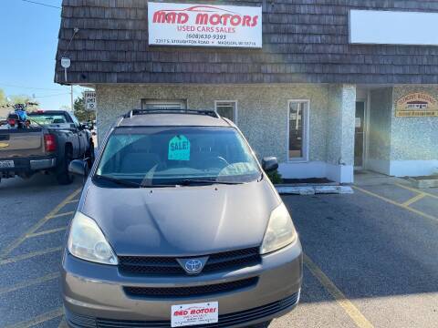 2005 Toyota Sienna for sale at MAD MOTORS in Madison WI