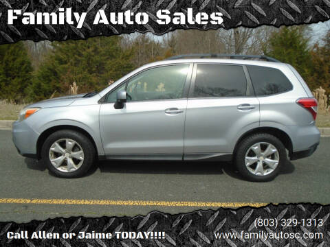 2014 Subaru Forester for sale at Family Auto Sales in Rock Hill SC