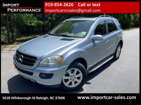2007 Mercedes-Benz M-Class for sale at Import Performance Sales in Raleigh NC