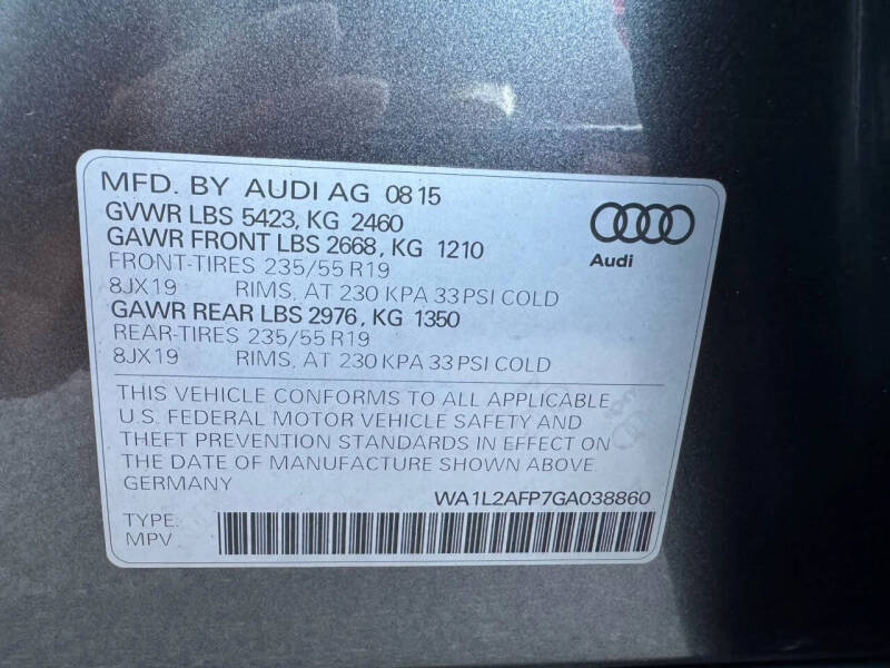 2016 Audi Q5 2.0T quattro Premium Plus
