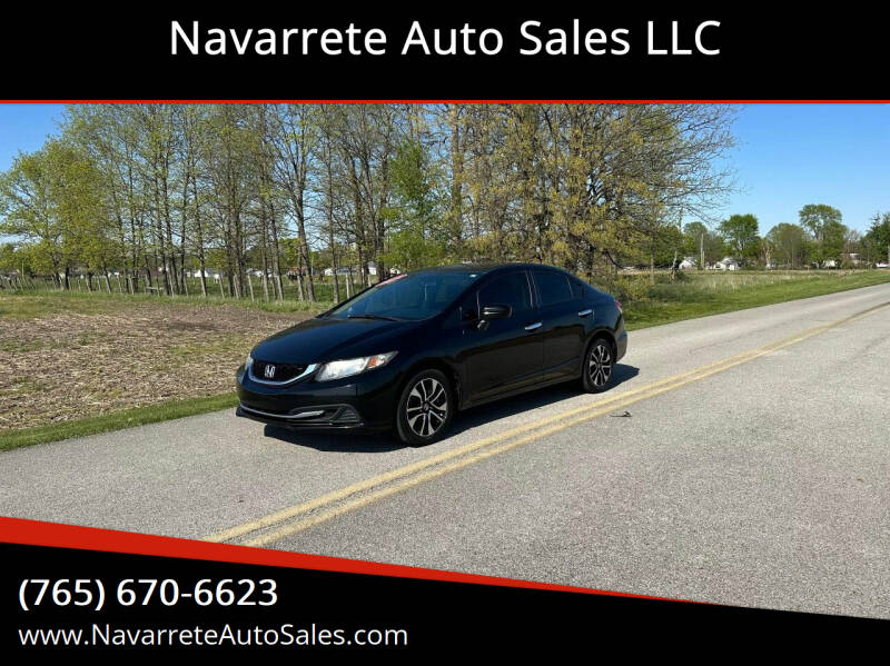 2014 Honda Civic for sale at Navarrete Auto Sales LLC in Frankfort IN