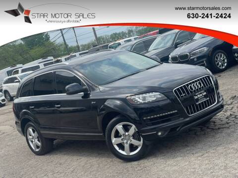 2015 Audi Q7 for sale at Star Motor Sales in Downers Grove IL