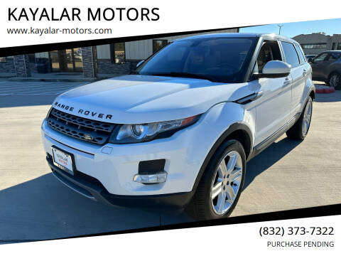 2014 Land Rover Range Rover Evoque for sale at KAYALAR MOTORS SUPPORT CENTER in Houston TX