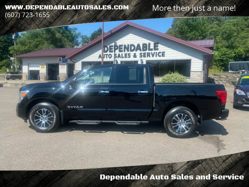 2021 Nissan Titan for sale at Dependable Auto Sales and Service in Binghamton NY