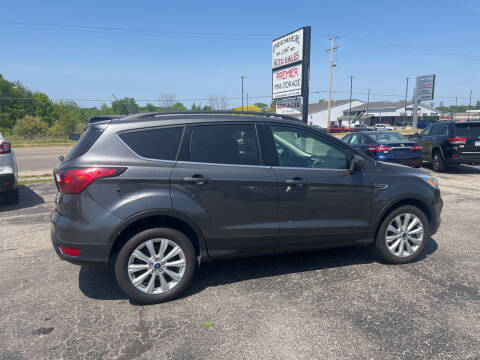 2019 Ford Escape for sale at Premier Auto Sales Inc. in Big Rapids MI