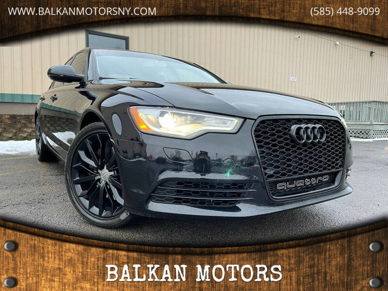 2014 Audi A6 for sale at BALKAN MOTORS in East Rochester NY