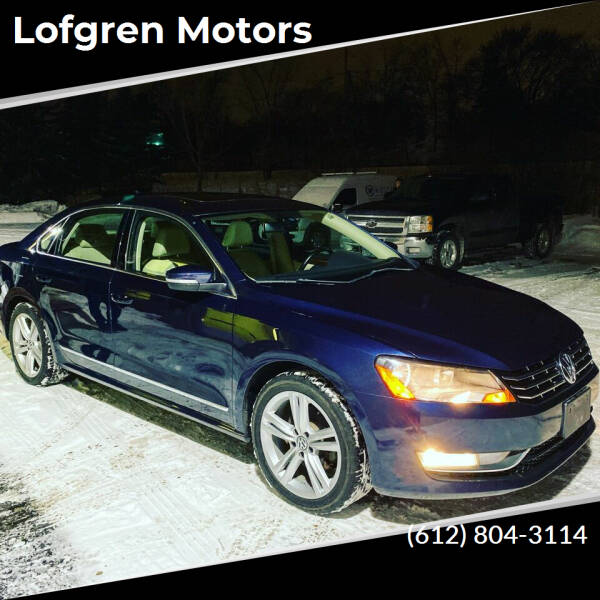 2013 Volkswagen Passat for sale at Lofgren Motors in Wayzata MN