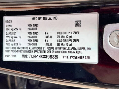 2025 Tesla Model 3 Long Range